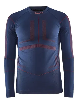 Active Extreme X Crew Neck Baselayer - TIDE/DRAKE