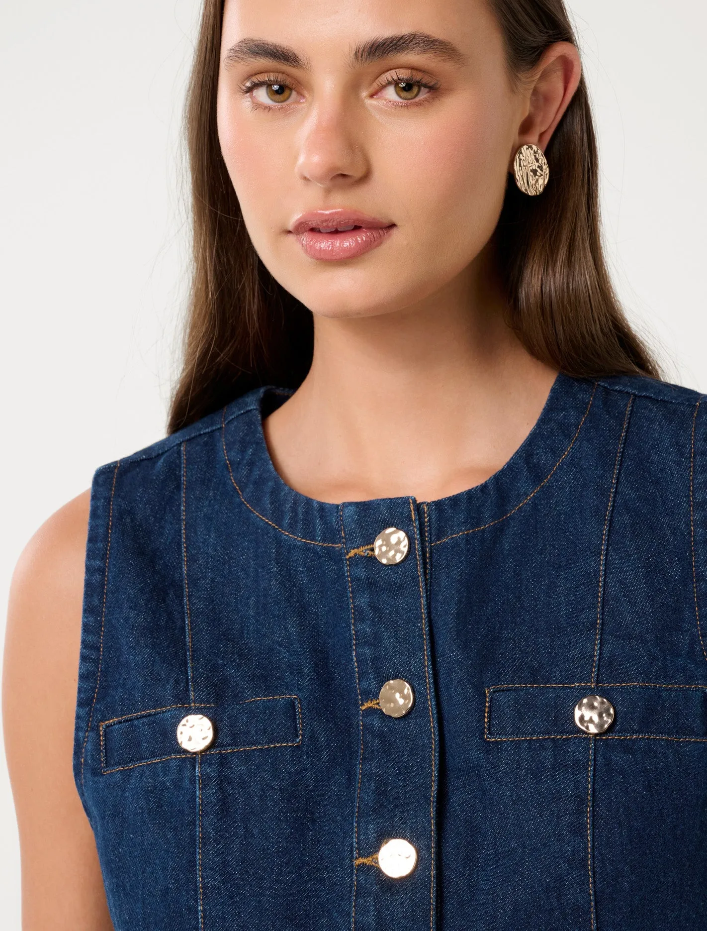 Ashley Denim Vest
