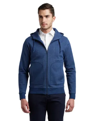 Colorplus Men Blue Solid Tailored Fit Cotton Sweat shirt