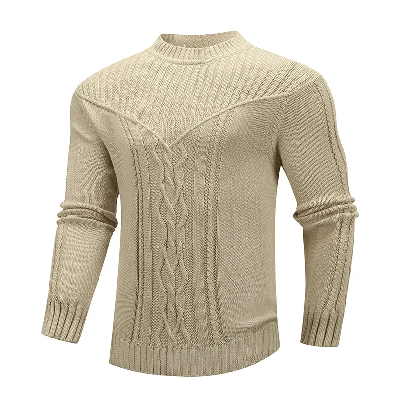 Men's Winter Warm Jacquard Sweater