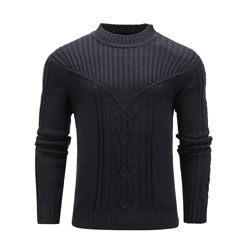 Men's Winter Warm Jacquard Sweater