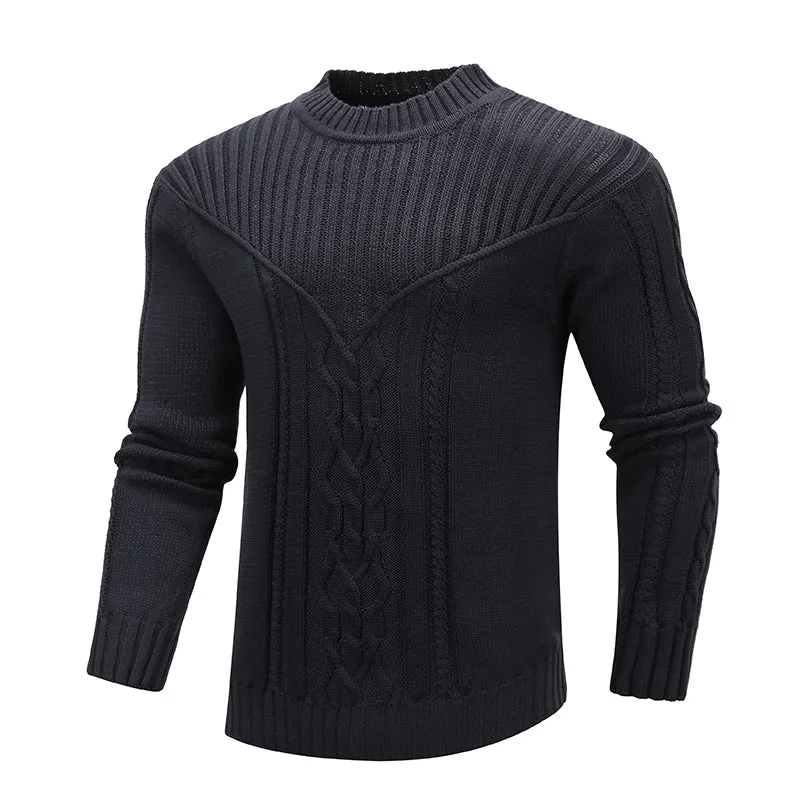 Men's Winter Warm Jacquard Sweater