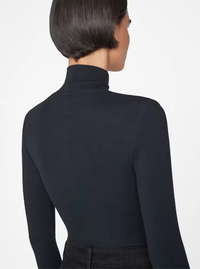 Rib Turtleneck (Noir)