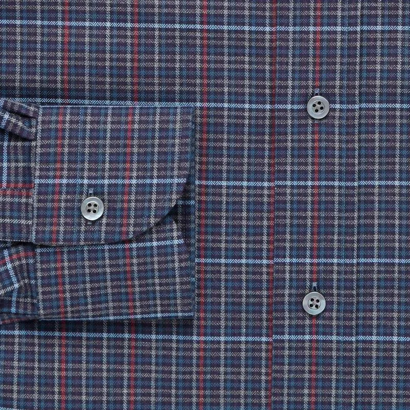 The Navy Palmyra Check Casual Shirt