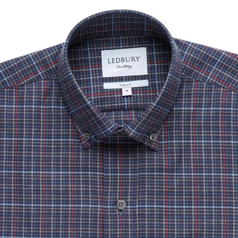 The Navy Palmyra Check Casual Shirt