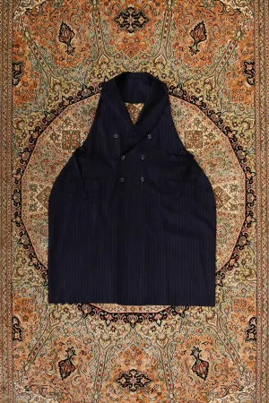 UJOH Tailored Flare Vest (NAVY)