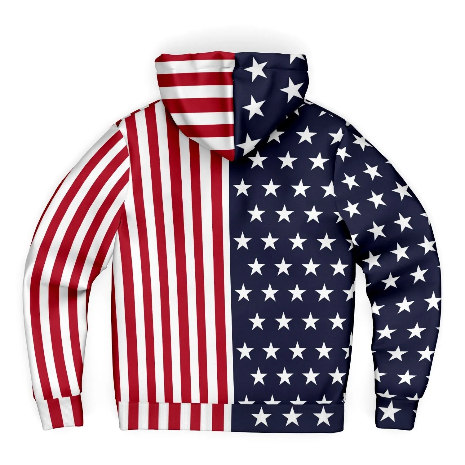 USA Flag Stars & Stripes | American Sherpa Lined Hoodie