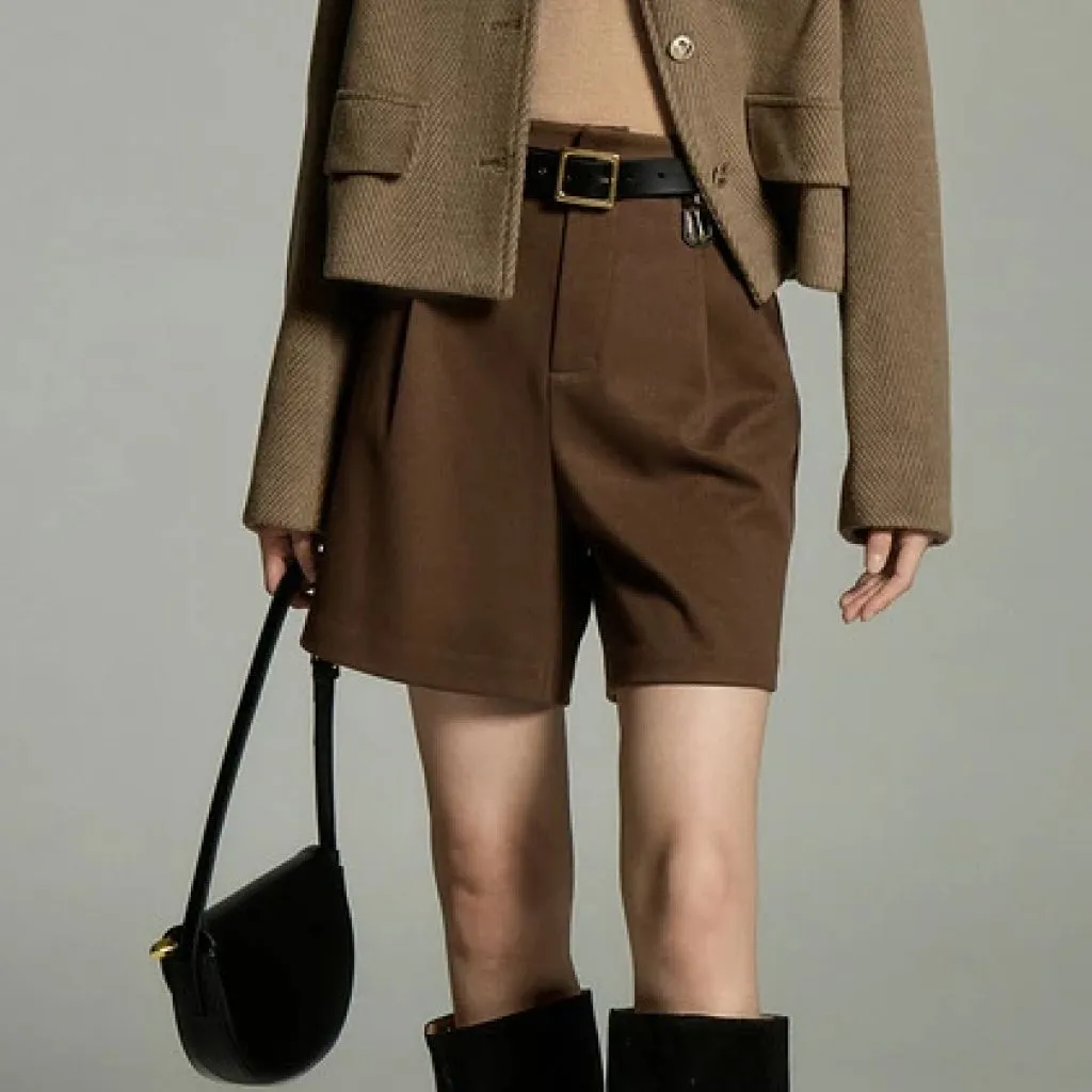 Women's Woolen Shorts